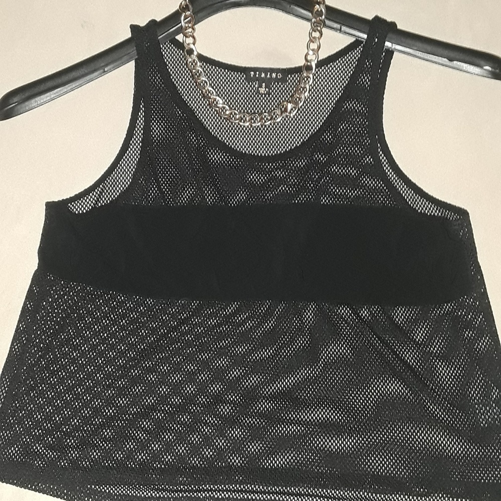 Mesh Black Shirt